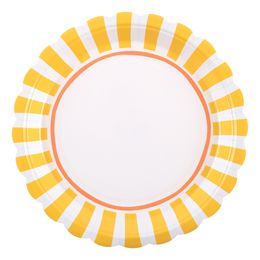 Papperstallrikar Gul/Orange