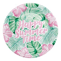 Papperstallrikar Happy Summer Time