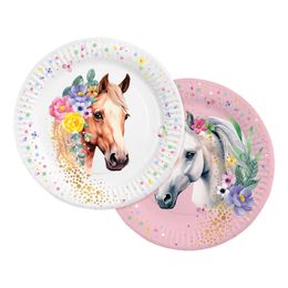 Papperstallrikar Hästar