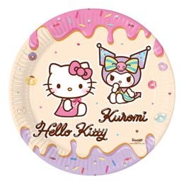 Papperstallrikar Hello Kitty & Kuromi