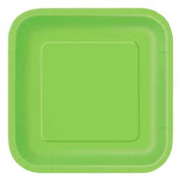 Pahvilautaset Neliö Limenvihreät