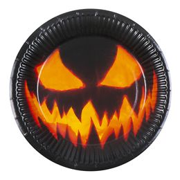 Papperstallrikar Creepy Pumpkin