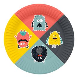 Papperstallrikar Monster Bash