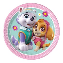 Papperstallrikar Paw Patrols Skye och Everest