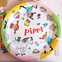 Bildspel - Papperstallrikar Pippi Långstrump