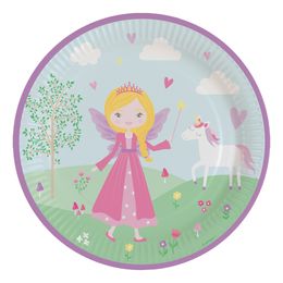 Papperstallrikar Prinsessa & Riddare