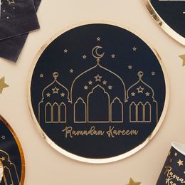 Lysbildefremvisning - Papptallerken Ramadan Kareem