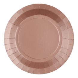 Paptallerkener Roséguld