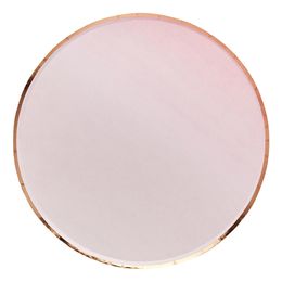 Papperstallrikar Roséguld/Rosa Ombre