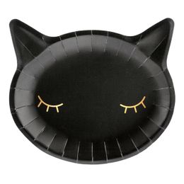 Paptallerkener Sovende Kat