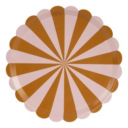 Papperstallrikar Stripes Mix