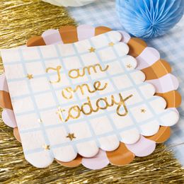 Bildspel - Papperstallrikar Stripes Mix