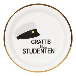 Studentinlakkipahvilautaset
