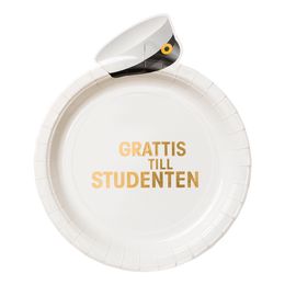 Papptallerkener Studentlue