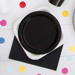 Lysbildefremvisning - Papptallerken Sorte