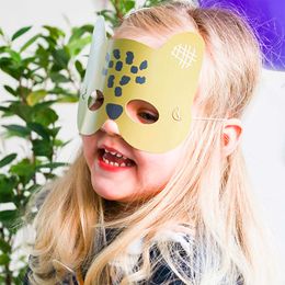 Bildspel - Pappmasker Zoo Party