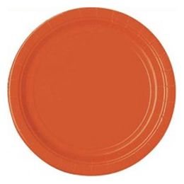 Paptallerkener Orange