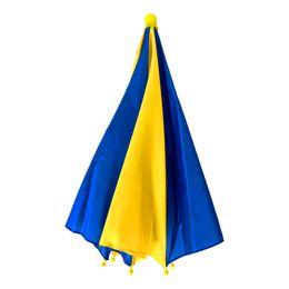 Bildspel - Paraplyhatt Blå/Gul