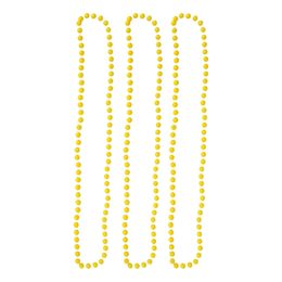Pärlhalsband Självlysande Gul