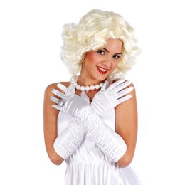 Bildspel - Pärlhalsband Vit