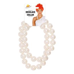 Bildspel - Pärlhalsband Vit
