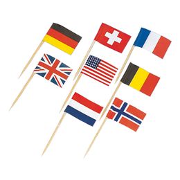 Partypicks Nationsflaggor