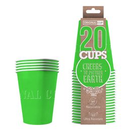 Party Cups Papper Grön