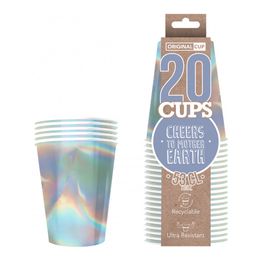 Party Cups Papper Holografisk