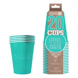 Party Cups Papper Turkos