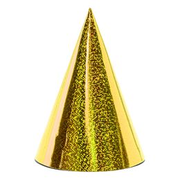 Partyhattar Glittrig Guld