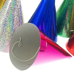 Lysbildefremvisning - Partyhatter Holografiske Flerfargede