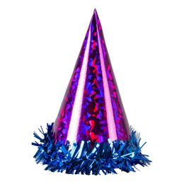 Partyhattar Hologram Lila
