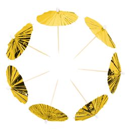 Bildspel - Partyparasoll Guld