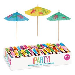 Partypicks Drinkparaply Flerfärgade