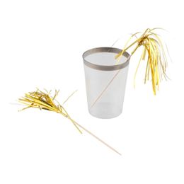 Partypicks med Guldfolie