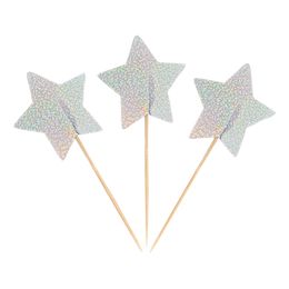 Partypicks Stjärna Guld/Silver