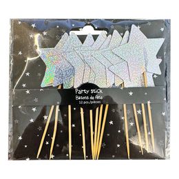 Bildspel - Partypicks Stjärna Guld/Silver