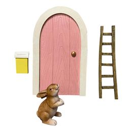 Påskeharedør Sæt Lyserød