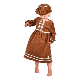 Pepparkaksgumma Barn Maskeraddräkt