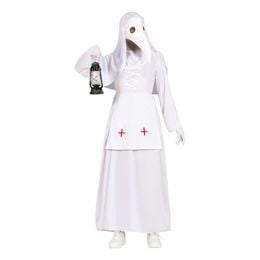 Pestdoktor Hvid Kostume