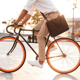 Lysbildefremvisning - Picnictæppe med Cykelbeslag