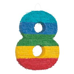 Bildspel - Pinata Siffra Regnbågsfärgad