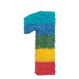 Bildspel - Pinata Siffra Regnbågsfärgad
