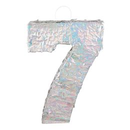Lysbildefremvisning - Piñata Tal Sølv Holografisk