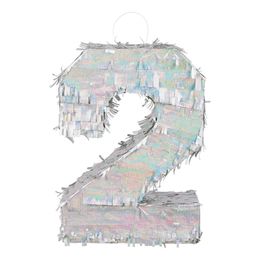 Lysbildefremvisning - Piñata Tal Sølv Holografisk