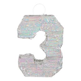 Lysbildefremvisning - Piñata Tal Sølv Holografisk