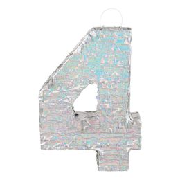 Lysbildefremvisning - Piñata Tal Sølv Holografisk