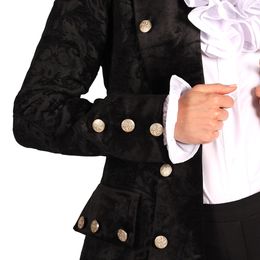 Bildspel - Pirat Kappa Brocade Dam Svart Deluxe