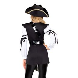 Diaesitys - Piraattikapteenin Deluxe Naamiaisasu Naisille