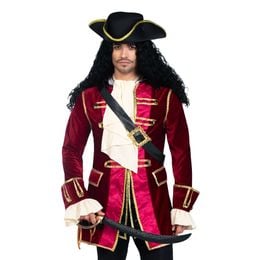 Bildspel - Pirat Kapten Deluxe Maskeraddräkt